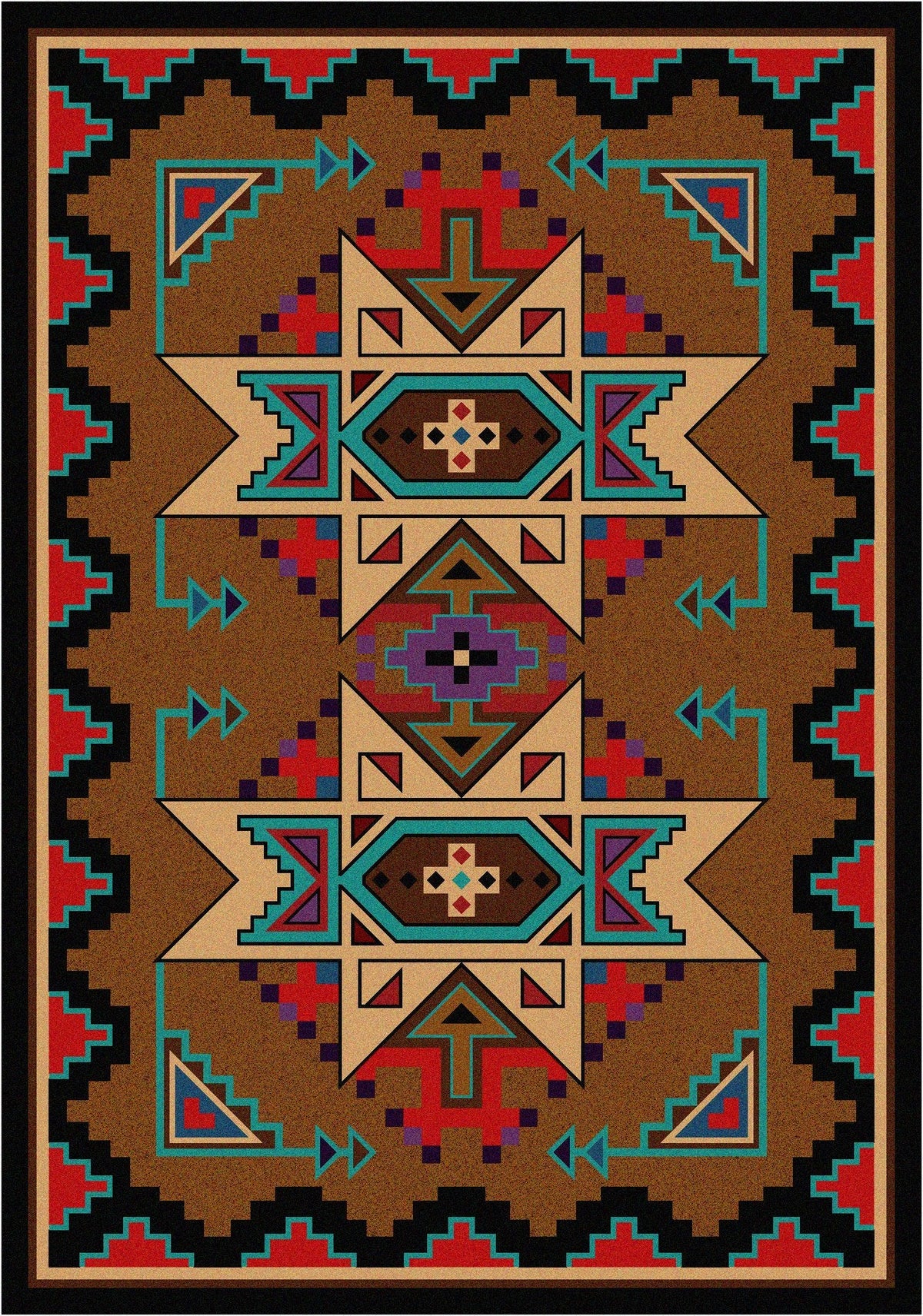 American Dakota Deep Gorge Bright Rug