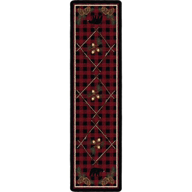 American Dakota Deep Woods Red Rug - 0173RED234