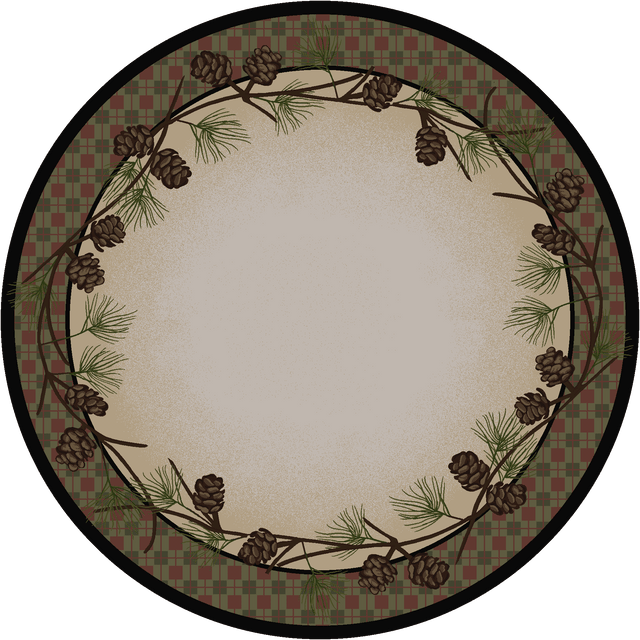 American Dakota Delicate Pines Natural Rug - 0179NAT234