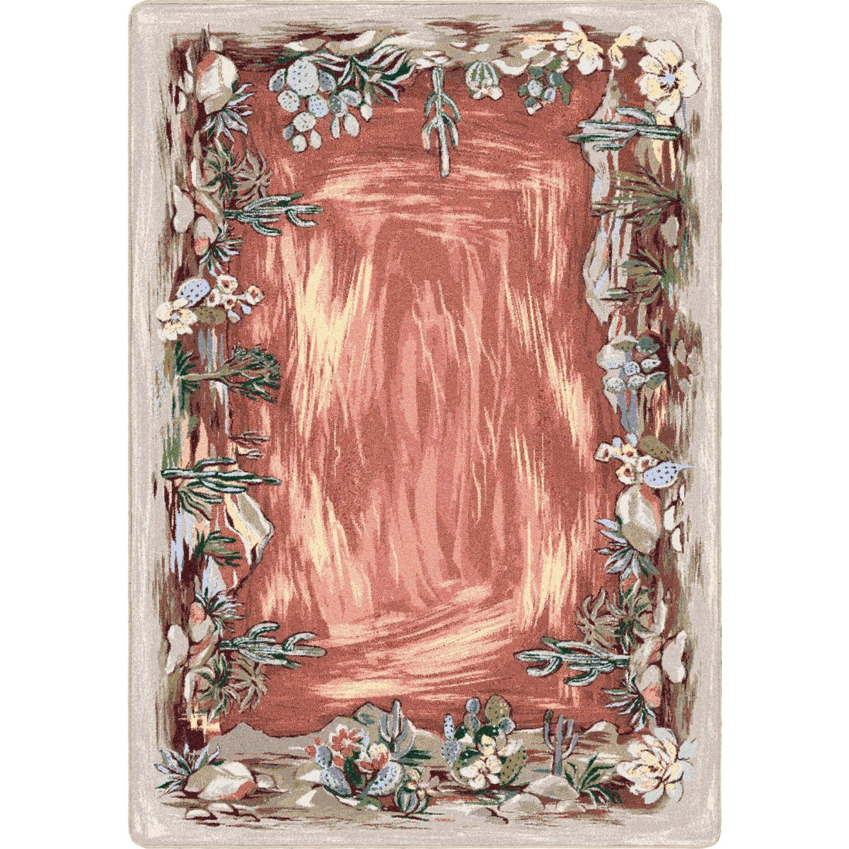 American Dakota Desert Canvas Clay Rug - 0682CLY234