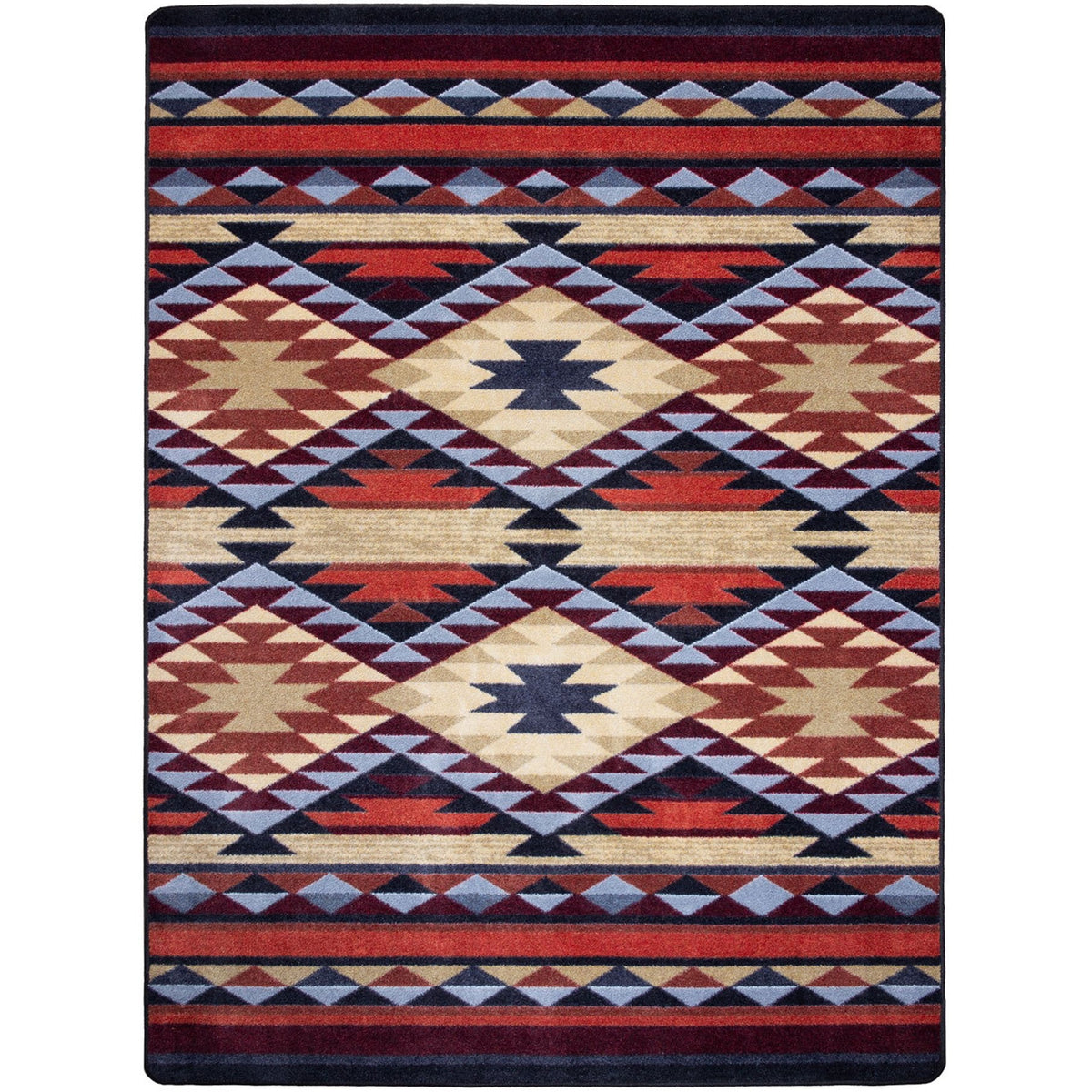 American Dakota Diamond Rio Rust Rug