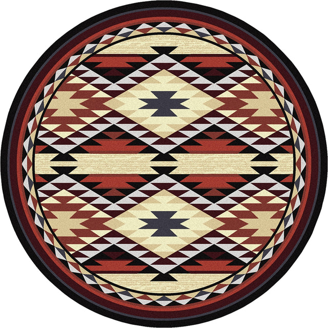 American Dakota Diamond Rio Rust Rug