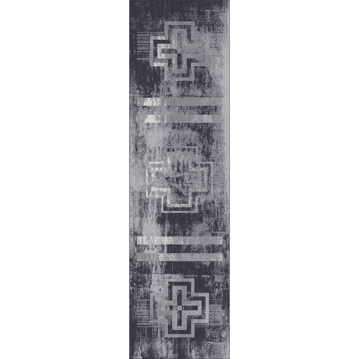 American Dakota Distressed Bounty Asphalt Rug - 0400ASP234