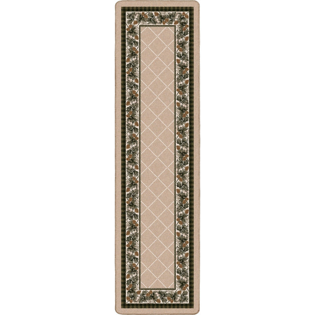 American Dakota Evergreen Lt. Sandstone Rug - 0121SAN234