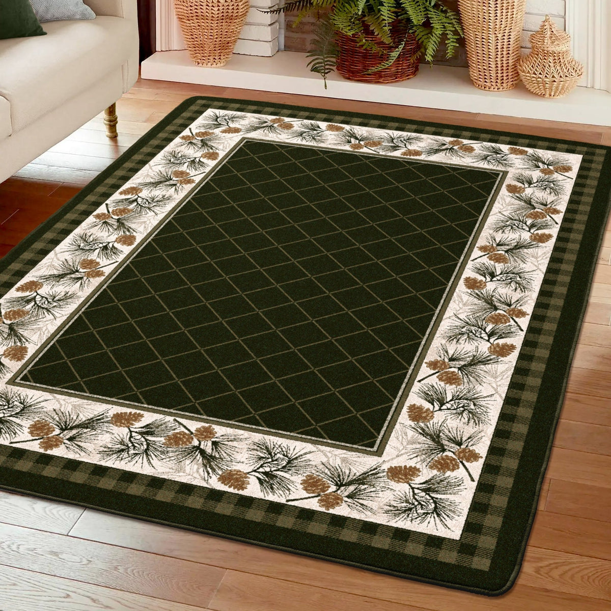 American Dakota Evergreen Pine Rug - 0121PNE234