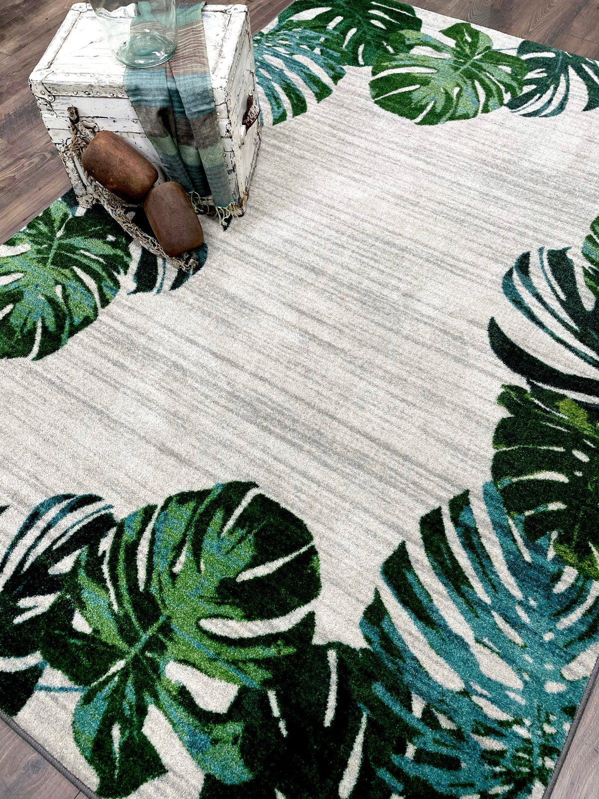 American Dakota Falling Leaves Sage Rug - 0491SGE234