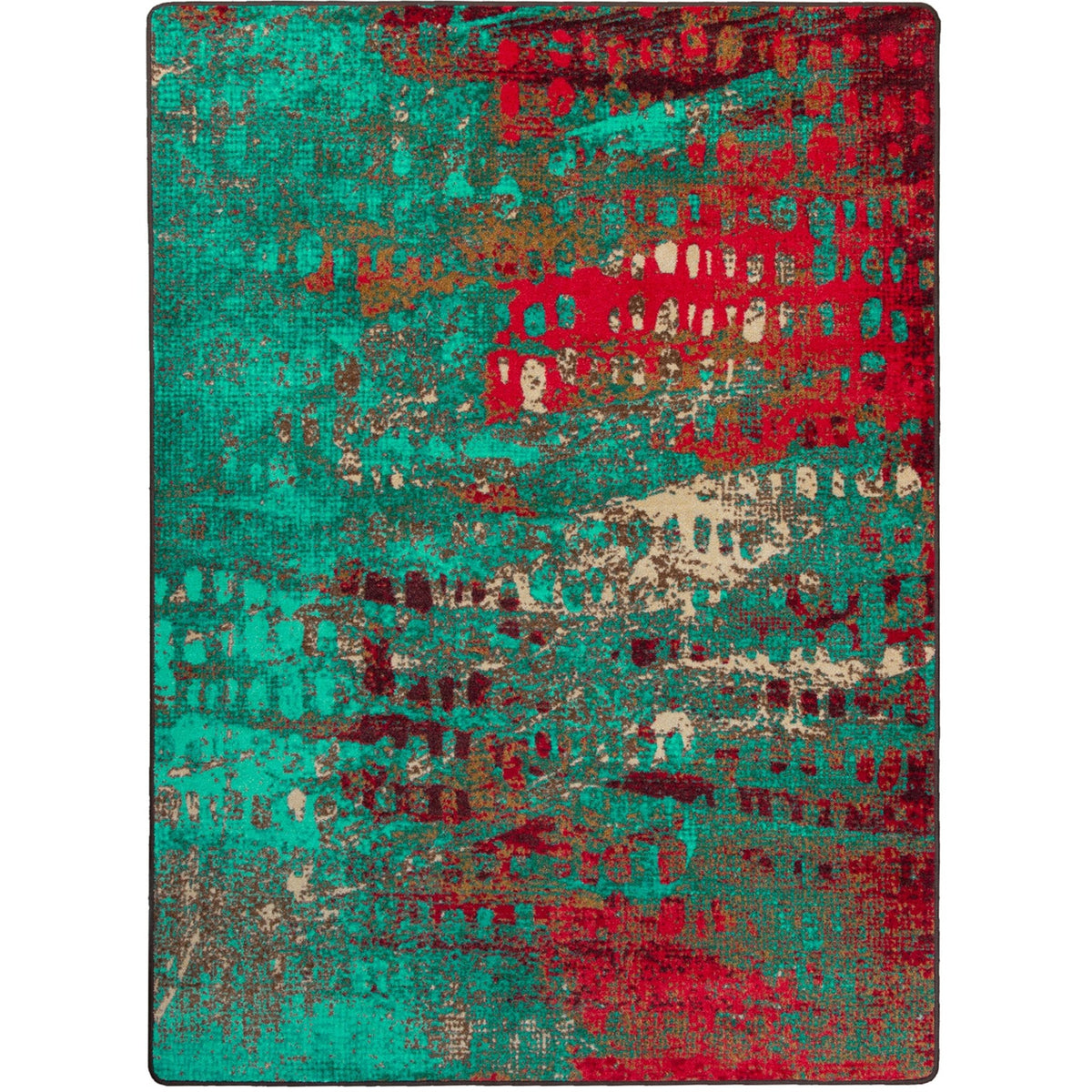 American Dakota Forward Shift OKA Turquoise Rug - OKA0360TUR234