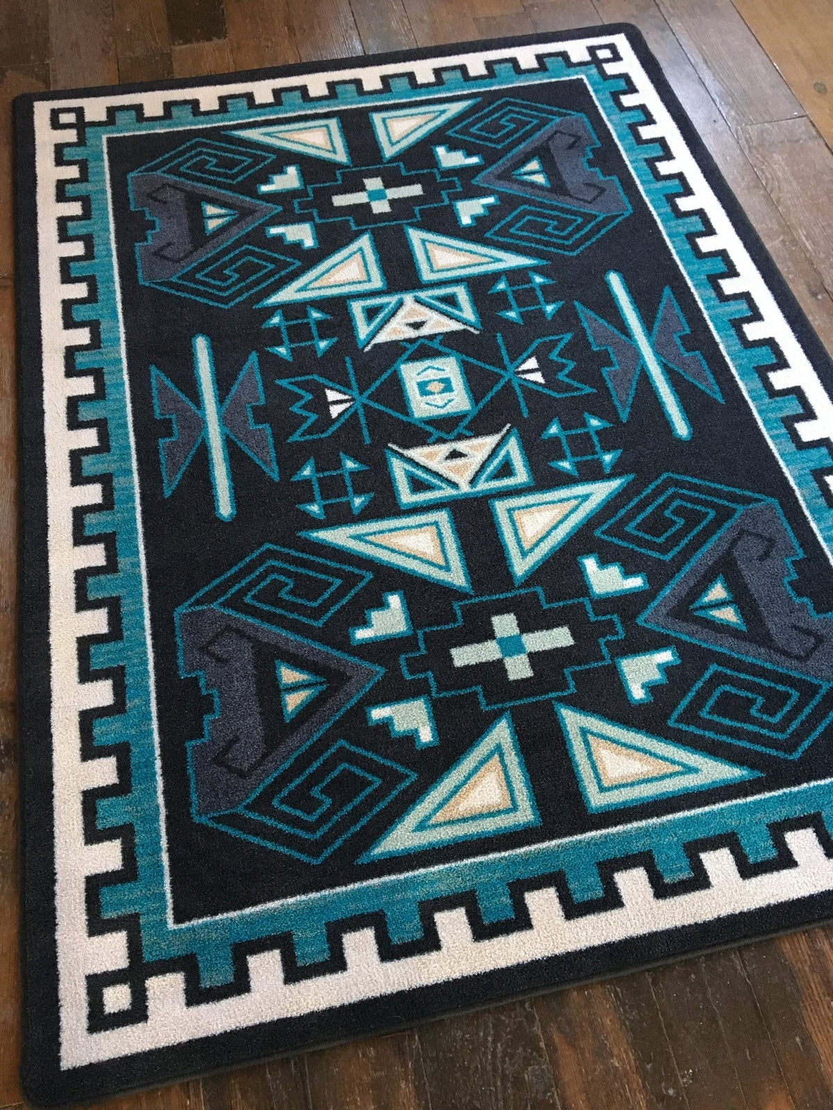 American Dakota Four Rams OKA Contemporary Rug