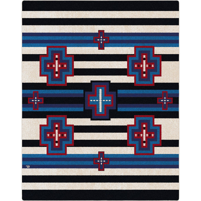 American Dakota Gloria Blue Ribbon Multi Rug - 0846MUL234