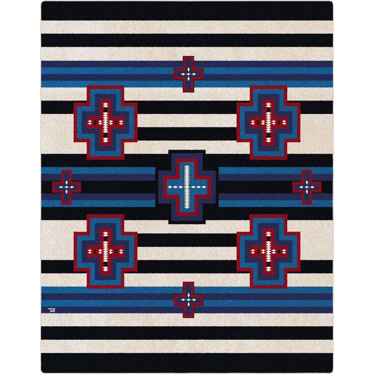 American Dakota Gloria Blue Ribbon Multi Rug - 0846MUL234