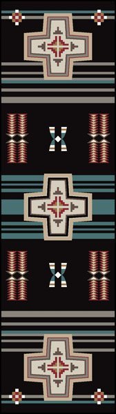 American Dakota Grand River Black Rug