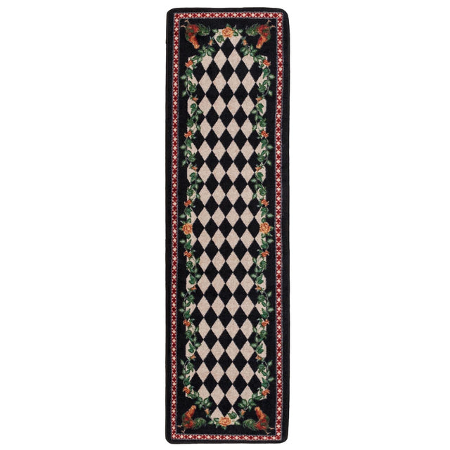 American Dakota High Country Rooster Black Rug - 0123BLK234