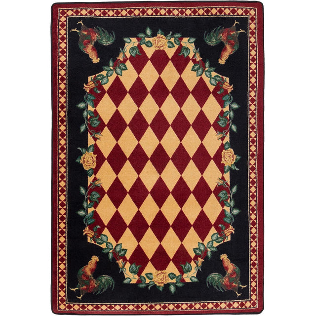American Dakota High Country Rooster Red Rug - 0123RED234
