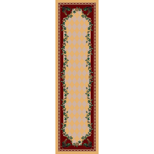 American Dakota High Country Rooster Yellow Rug - 0123YEL234