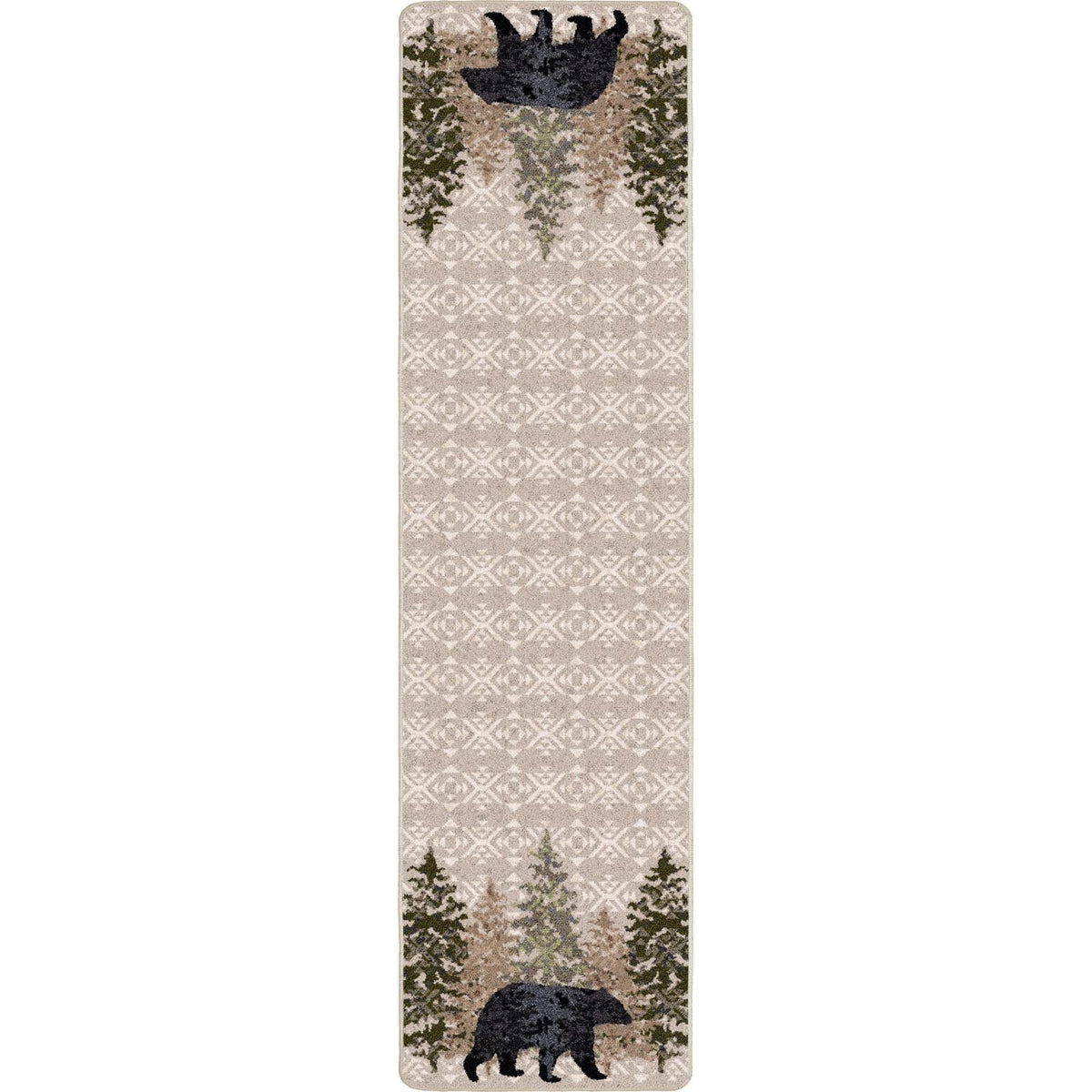 American Dakota High Point Bear Stone Rug - 0420STN234