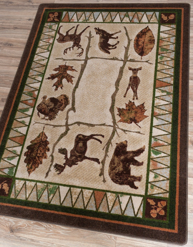 American Dakota Homeland Forest Rug - 0316FST234