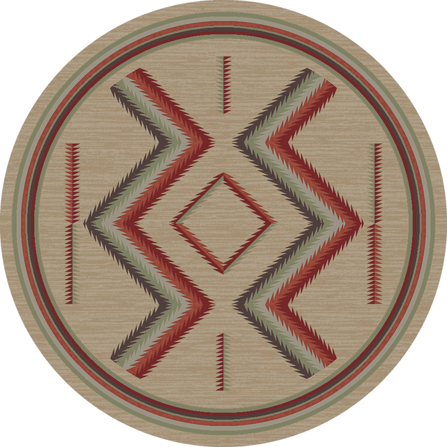 American Dakota Hour Glass Fall Rug