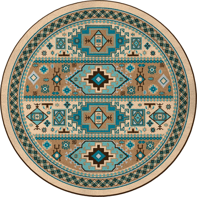 American Dakota Indigo Turquoise Rug