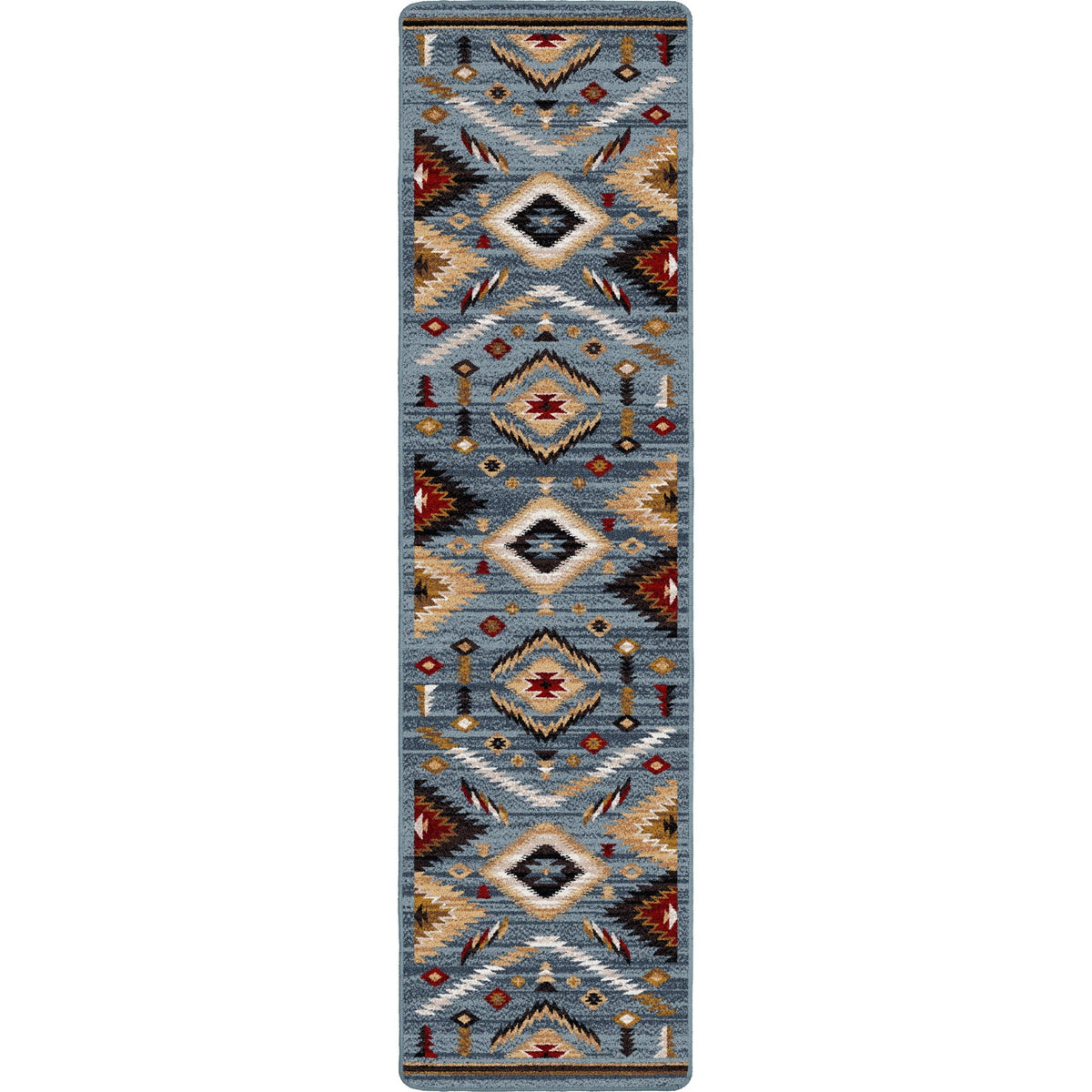 American Dakota Interlaced Horizon Gray Stone Rug - 0757GST234