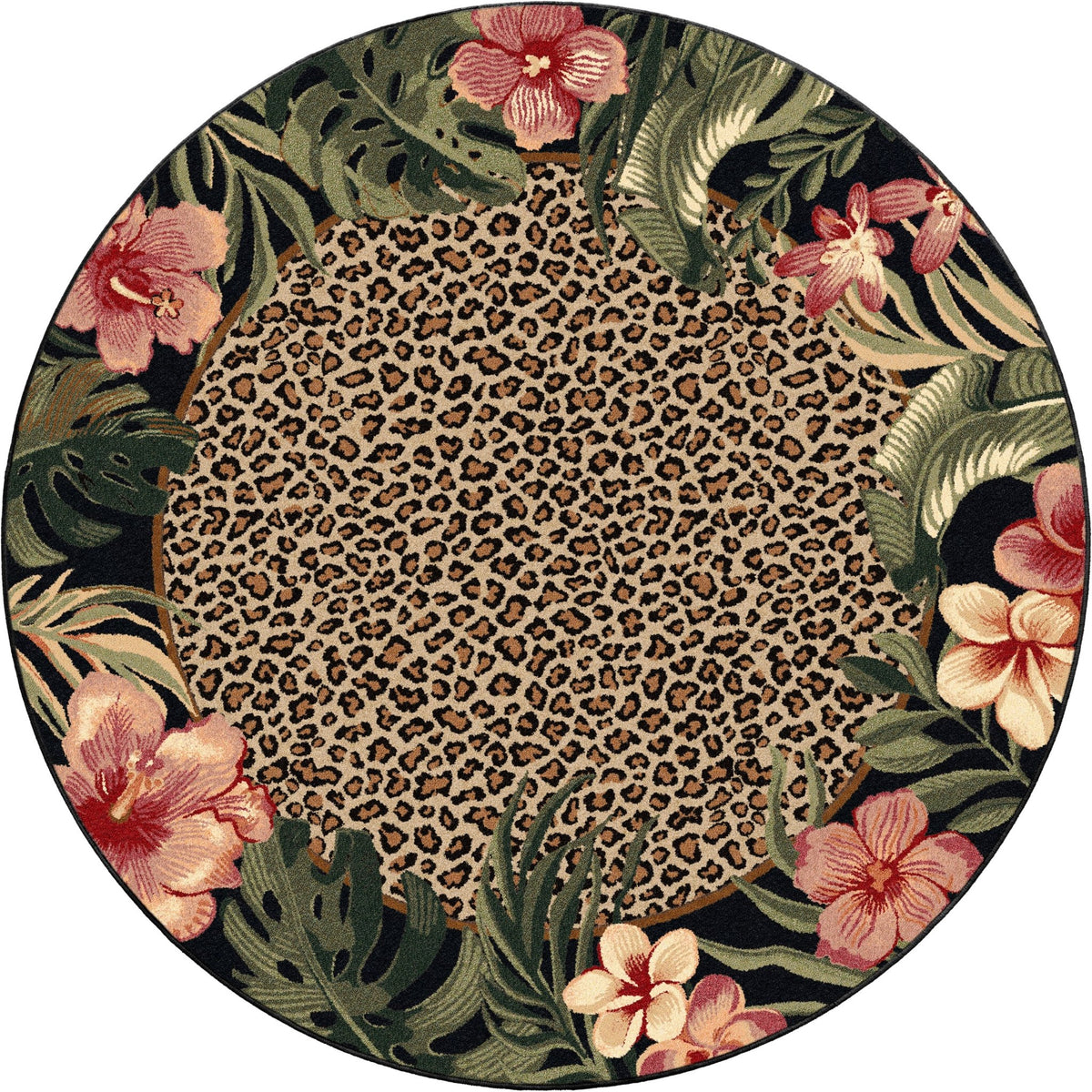 American Dakota Island Fauna OKA Tropical Rug - OKA0355TRP234