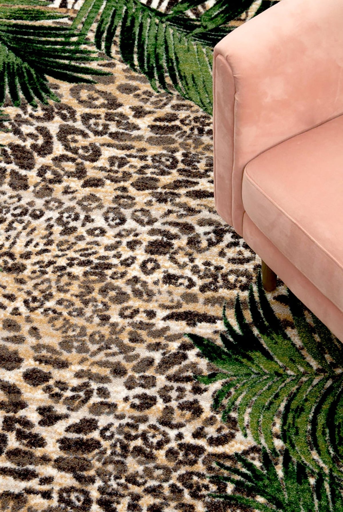 American Dakota Jungle Border Natural Rug - 0496NAT234