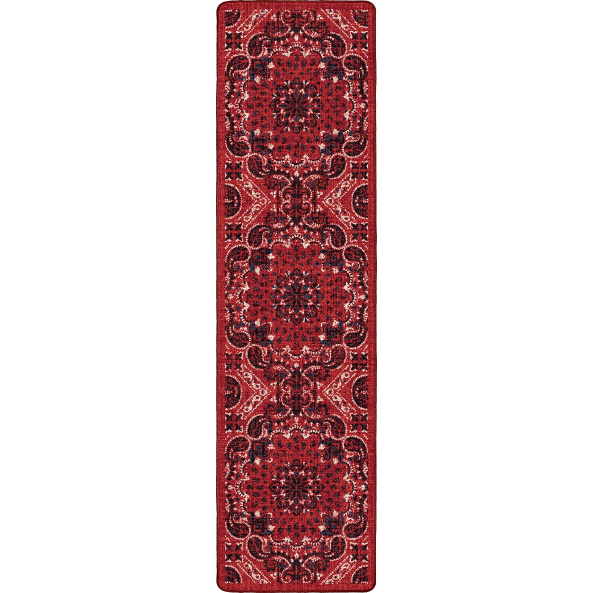 American Dakota Kerchief Rodeo Red Rug - 0559RRD234