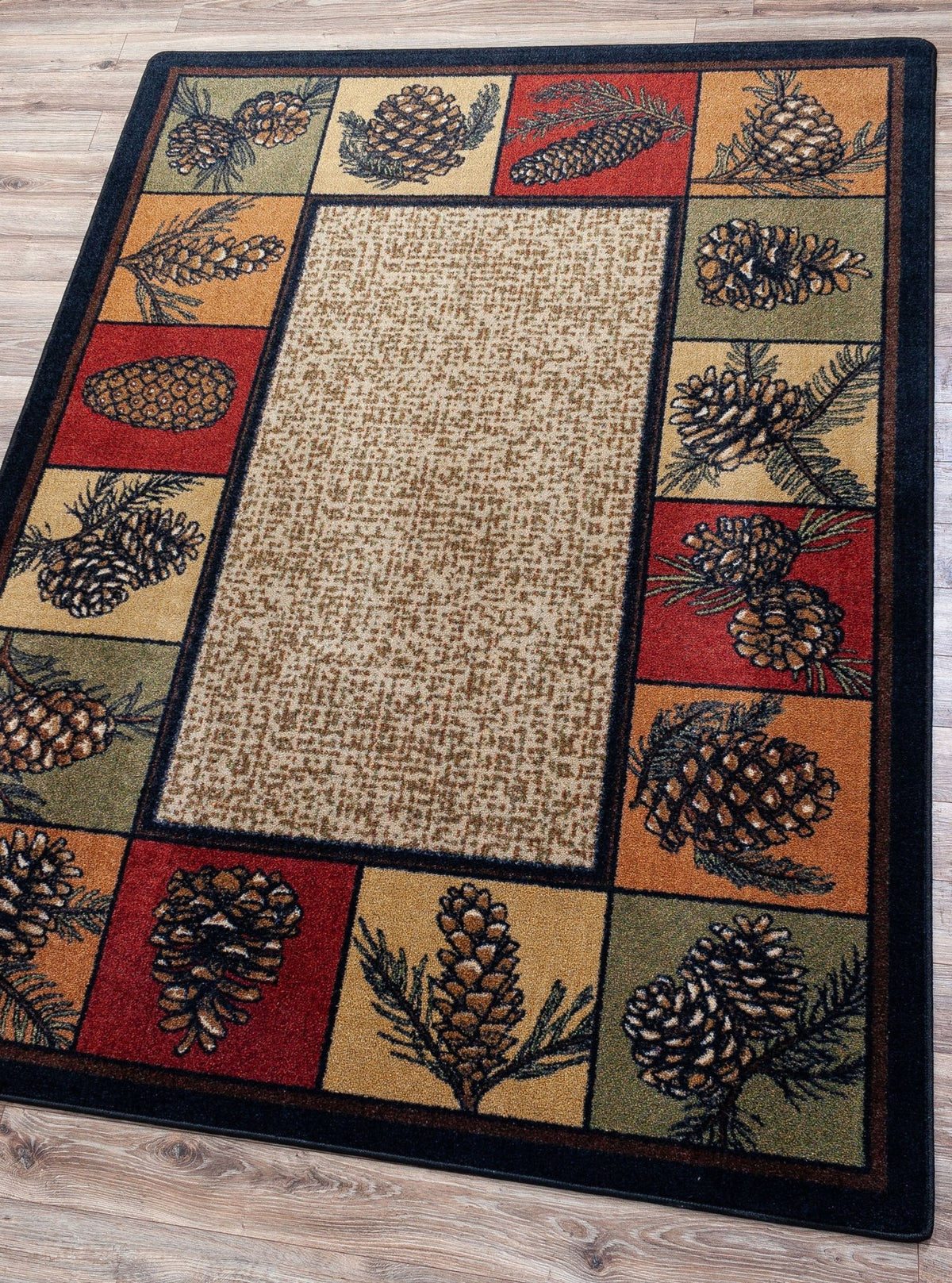 American Dakota Kindred Cones OKA Rustic Rug - OKA0347RUS234
