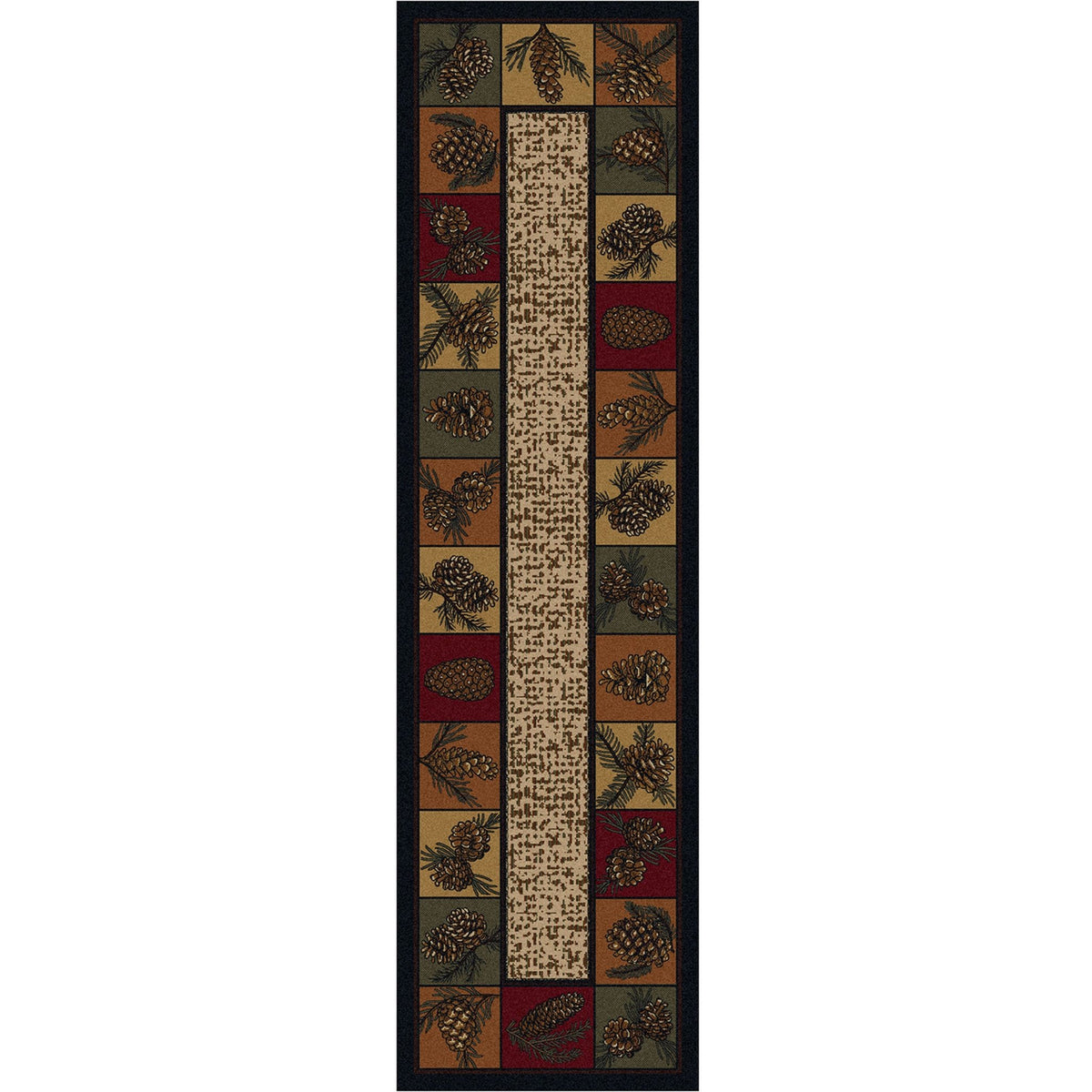 American Dakota Kindred Cones OKA Rustic Rug - OKA0347RUS234