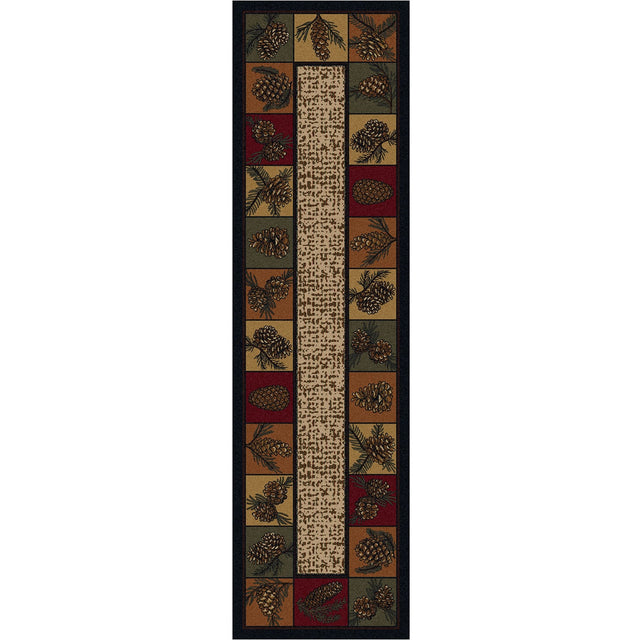American Dakota Kindred Cones OKA Rustic Rug - OKA0347RUS234