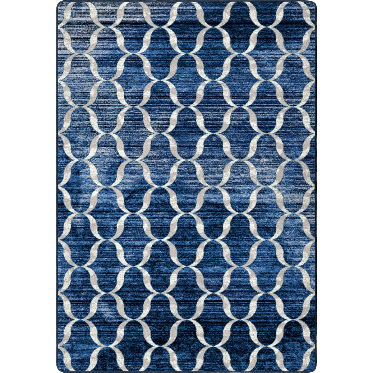 American Dakota Lattice Blue Rug - 0498BLU234