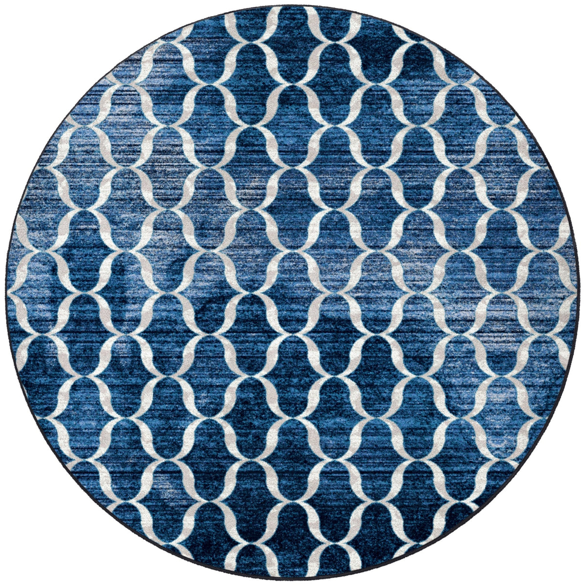 American Dakota Lattice Blue Rug - 0498BLU234