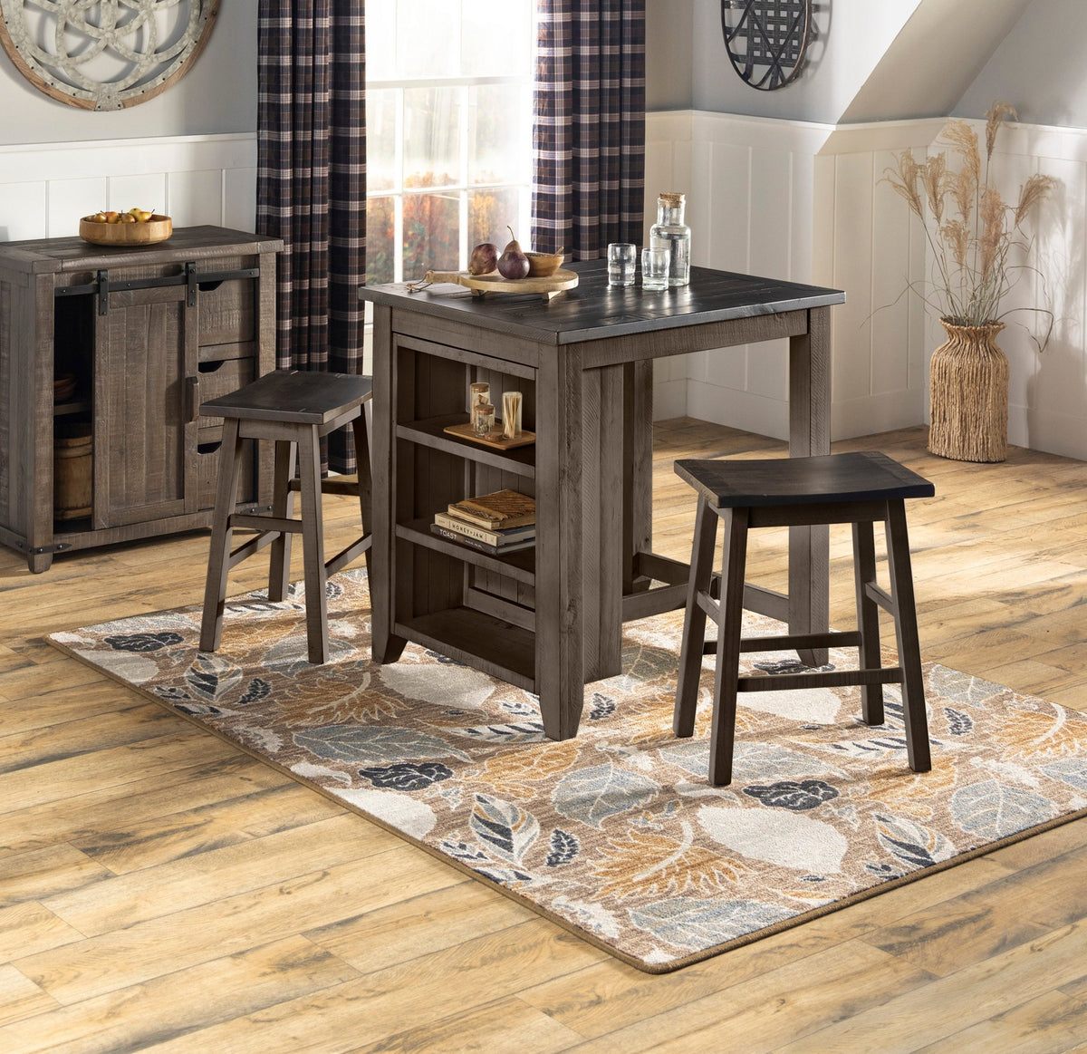 American Dakota Leaves Suede Rug - 0500SDE234