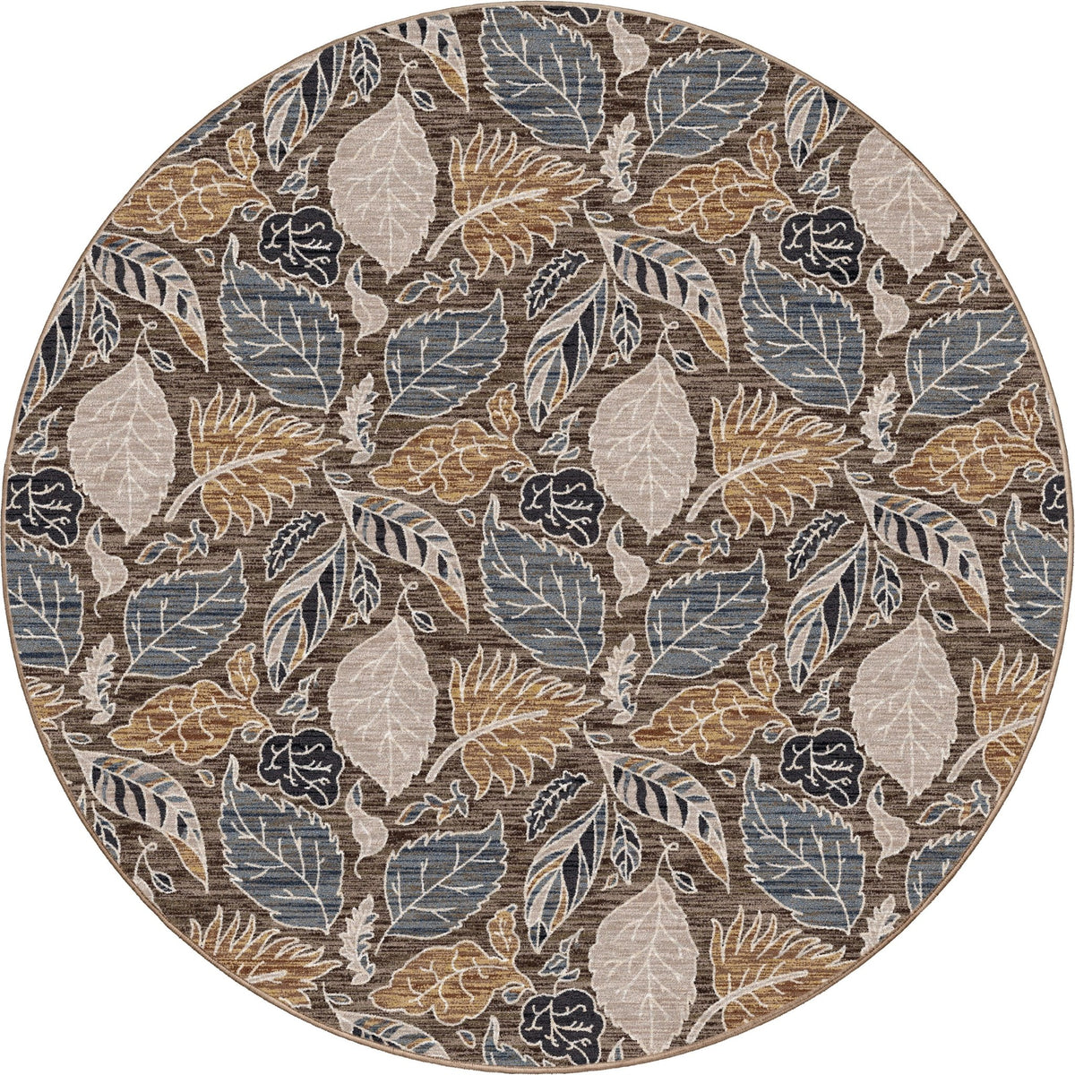 American Dakota Leaves Suede Rug - 0500SDE234