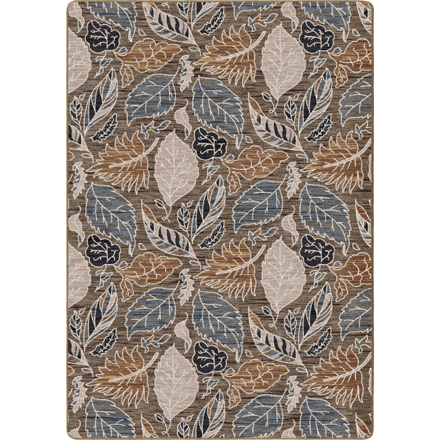 American Dakota Leaves Suede Rug - 0500SDE234