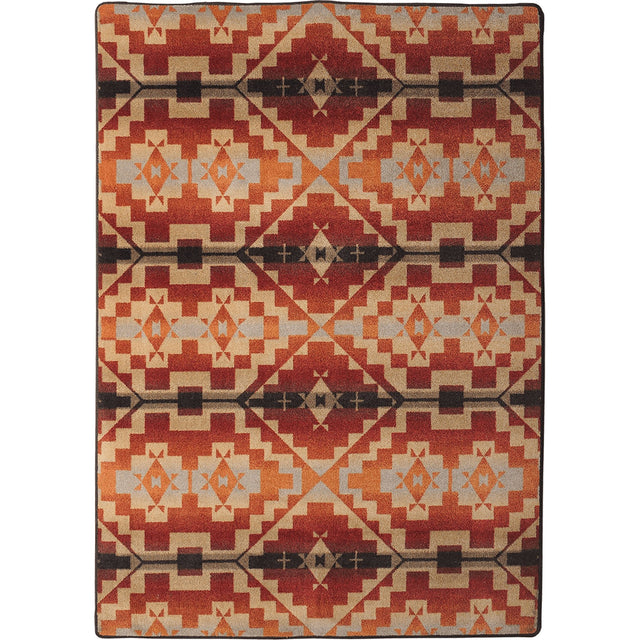 American Dakota Life Path Fire Rug