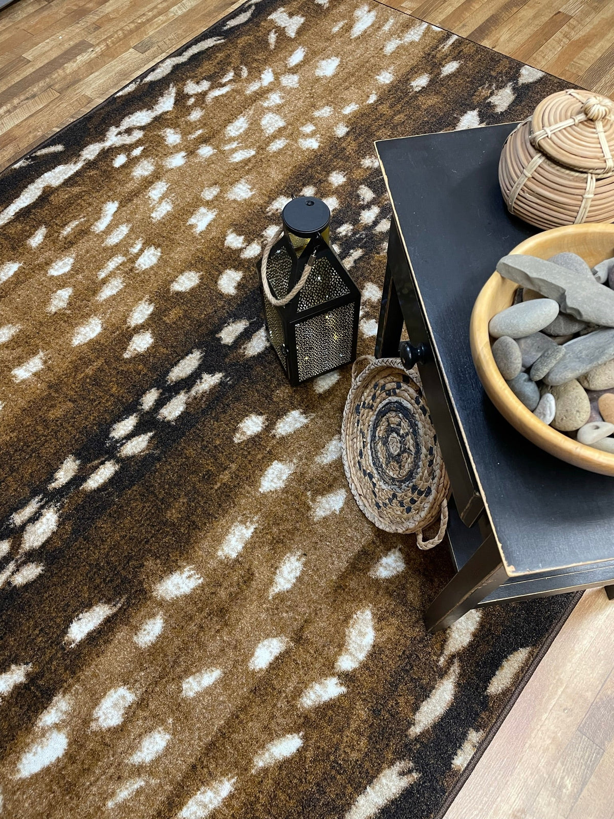 American Dakota Mafaldi Axis Hide Brown Rug - 0725BRN234