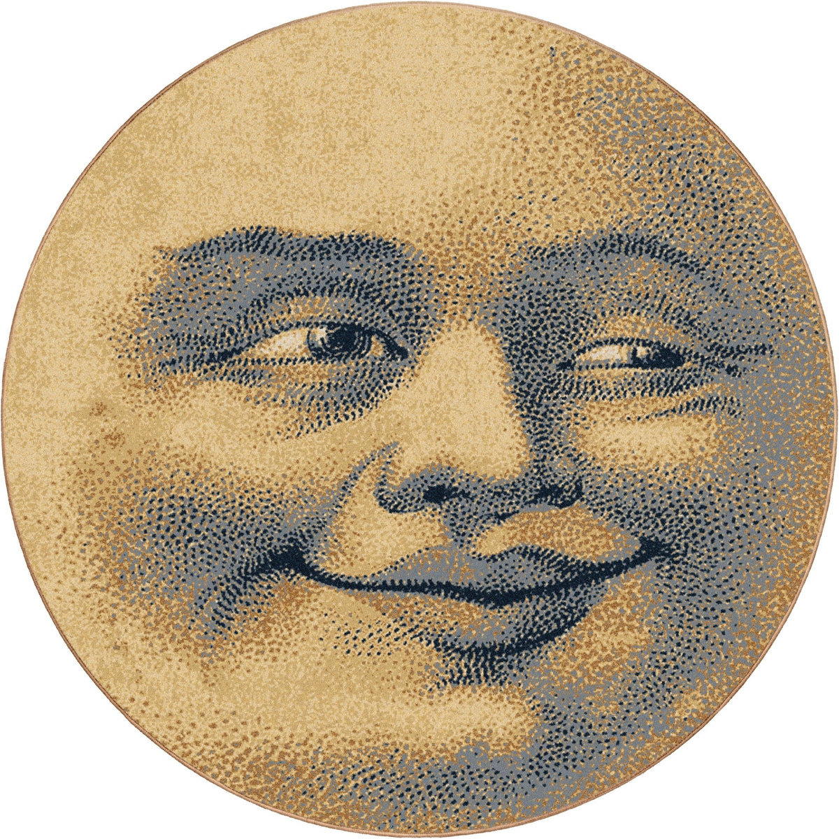 American Dakota Moon Face Light Rug - 0132LHT254