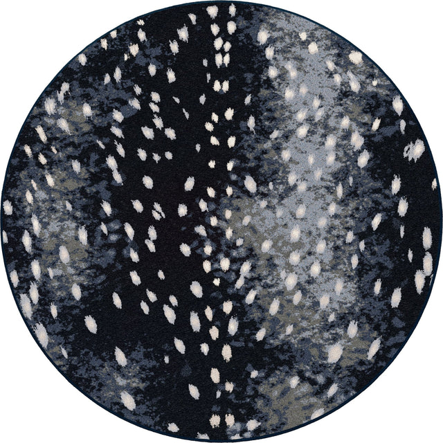 American Dakota Night Hide Midnight Rug - 0403MNT234