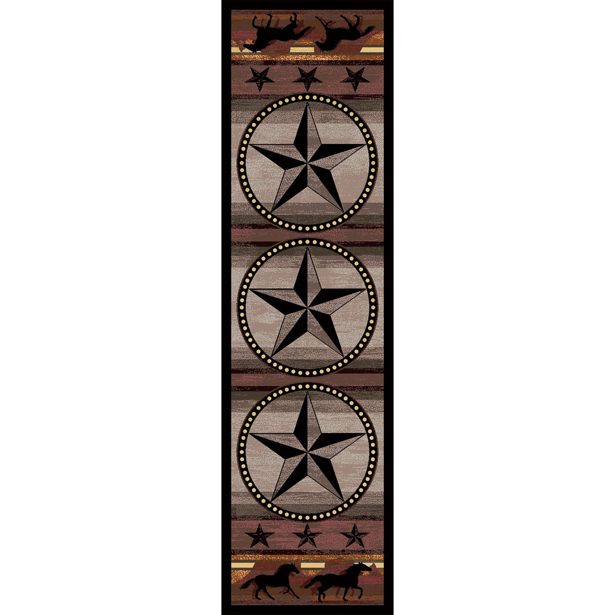 American Dakota Night Stampede Desert Rug - 0418DES234