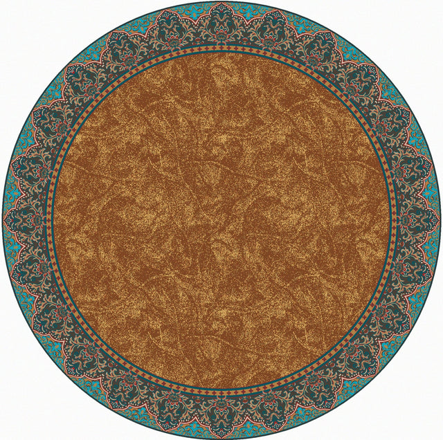 American Dakota Nubuck Cognac Rug - 0419COG234