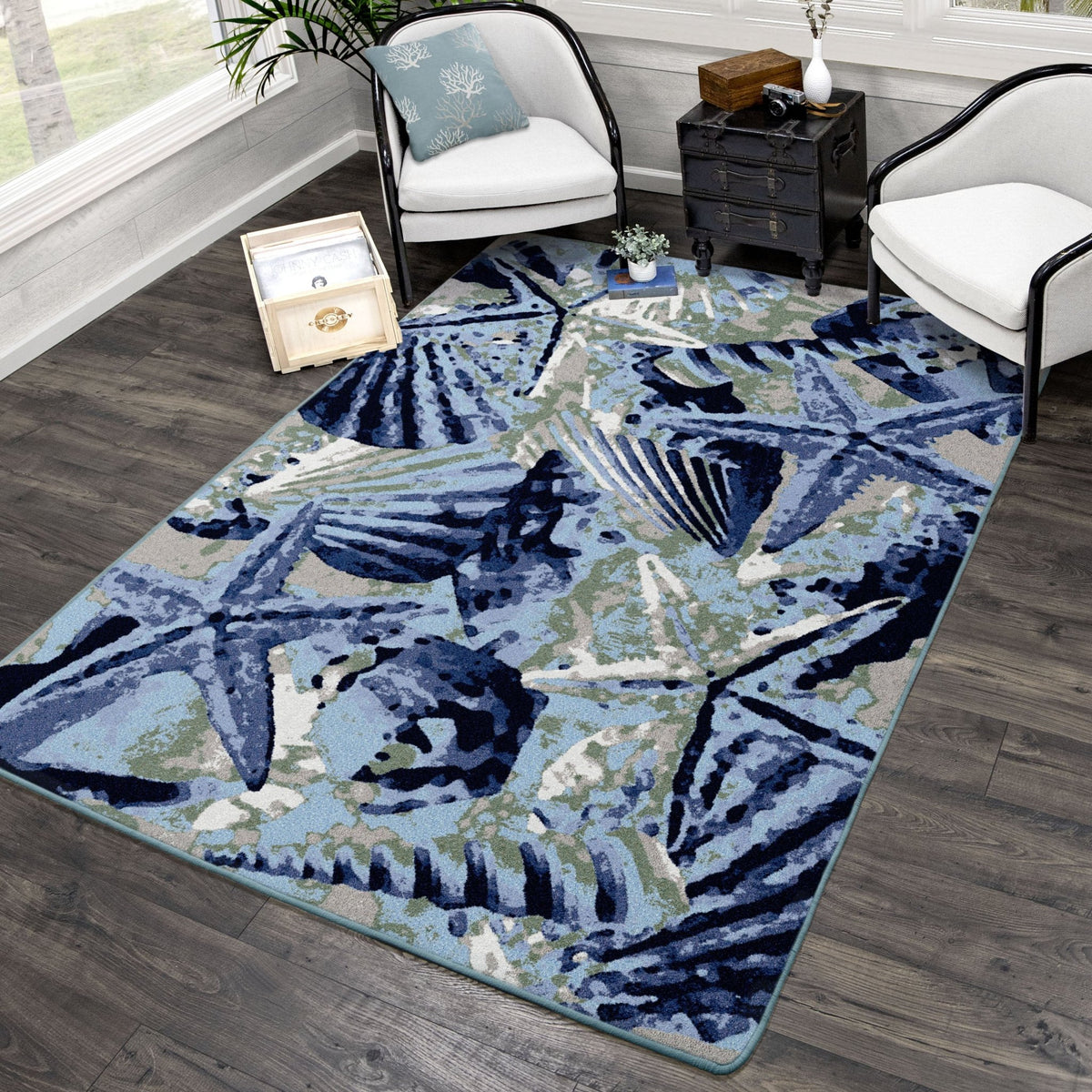 American Dakota Ocean Mist Indigo Rug - 0371IND234