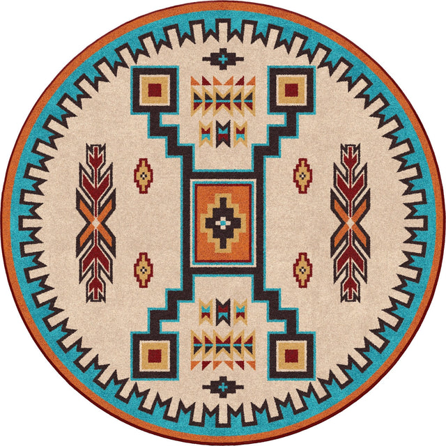 American Dakota Old Crow Rust Rug