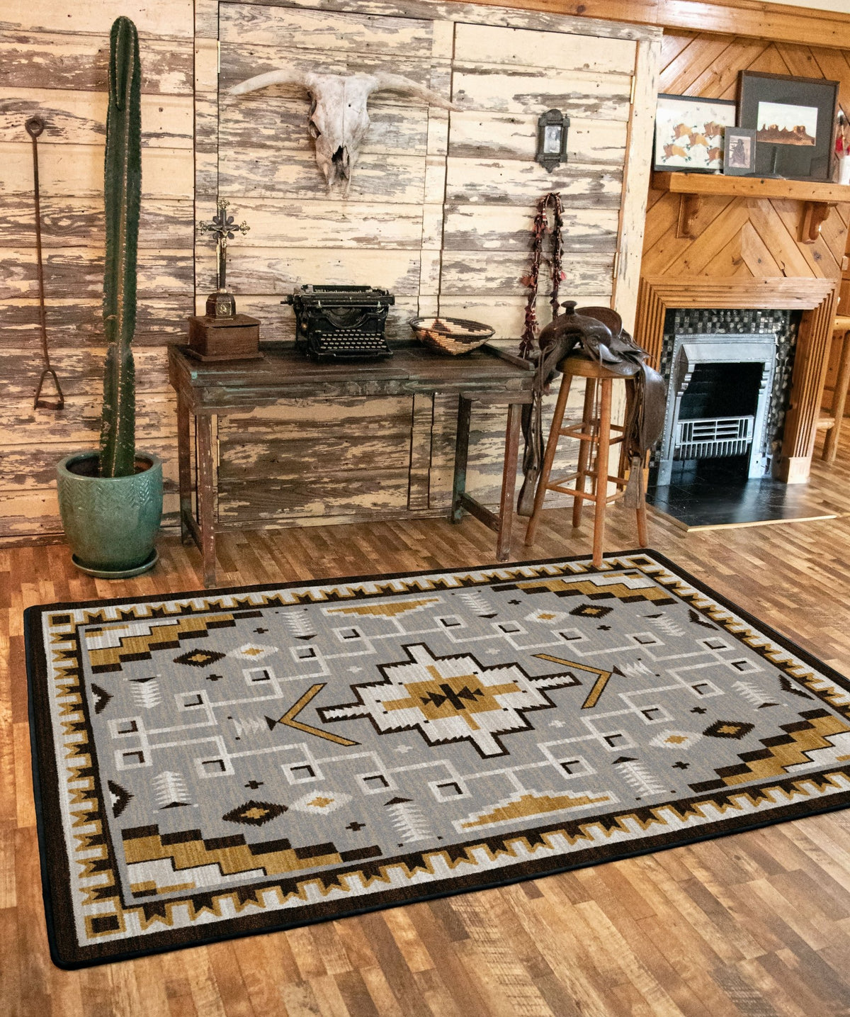 American Dakota Overshadow Natural Grays Rug - 0796NTG234