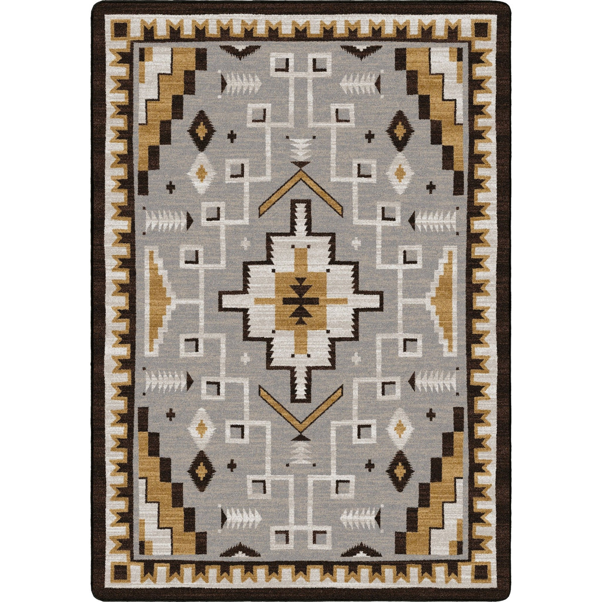 American Dakota Overshadow Natural Grays Rug - 0796NTG234