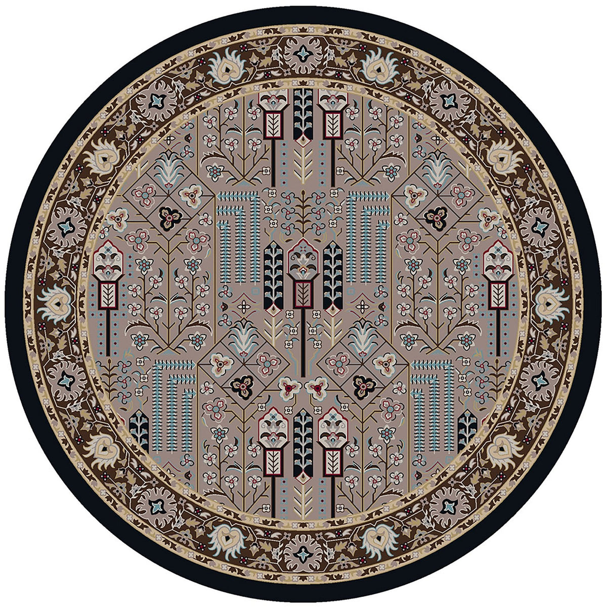 American Dakota Passage Turquoise Rug - RC0246TUR234