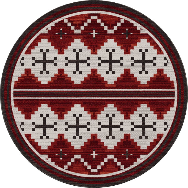 American Dakota Pathways Red Rug - 0759RED234