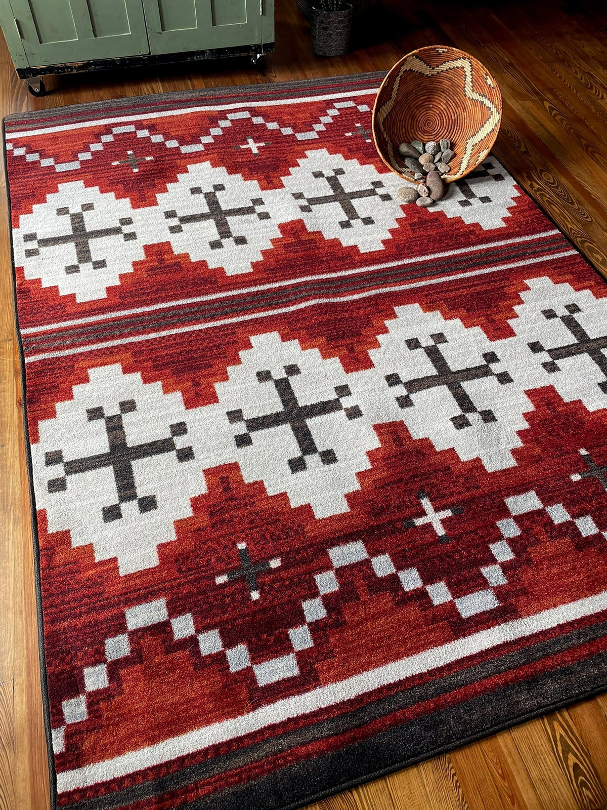 American Dakota Pathways Red Rug - 0759RED234