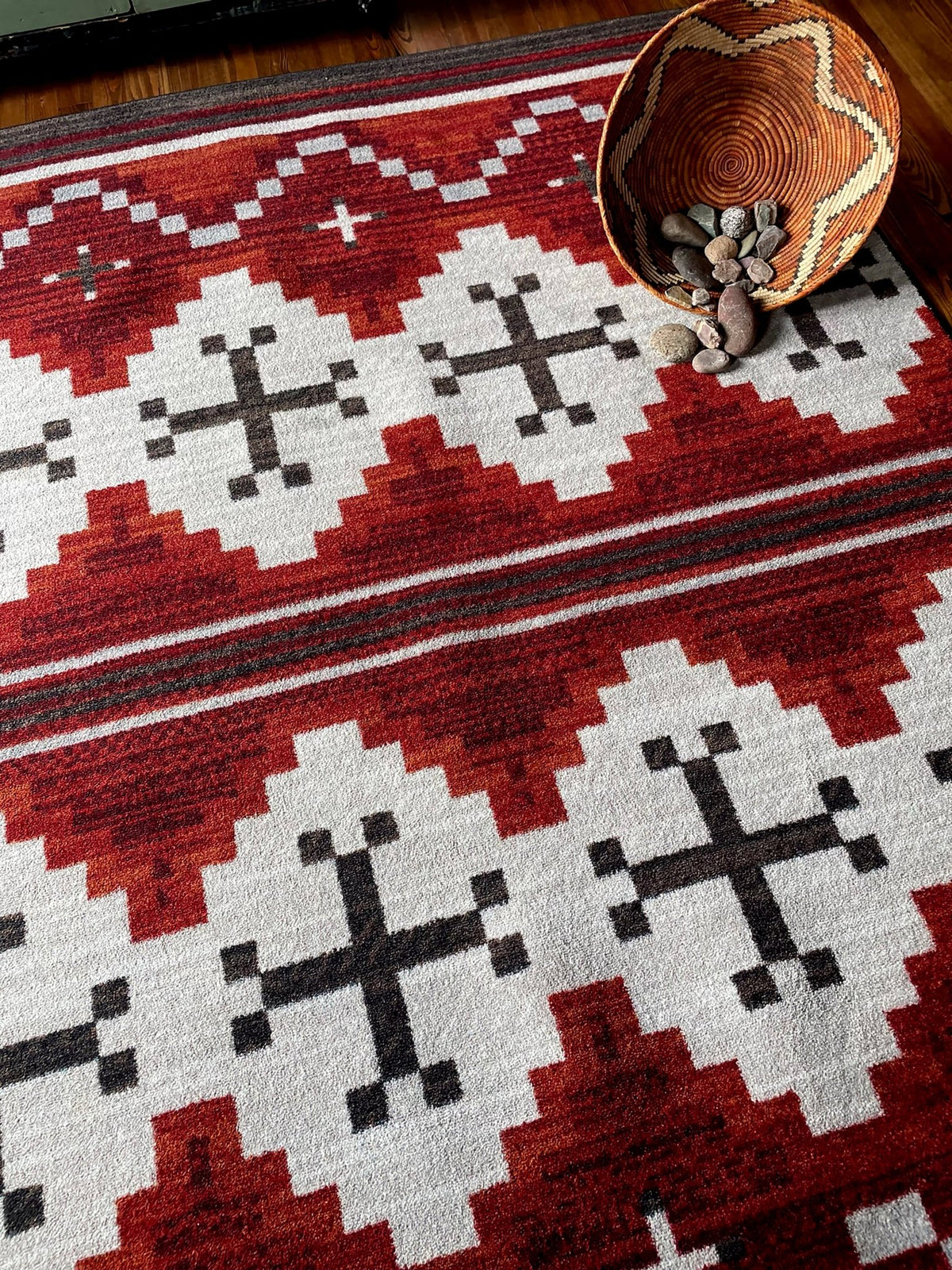 American Dakota Pathways Red Rug - 0759RED234