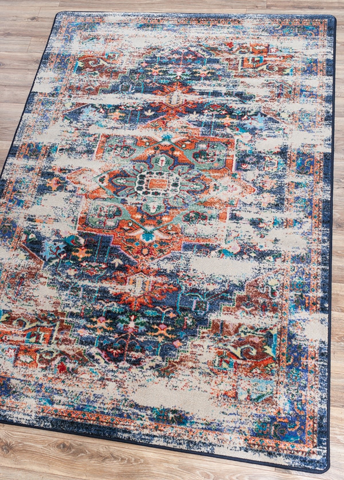 American Dakota Persia Distressed Wildflower Rug - RC0231DWF234
