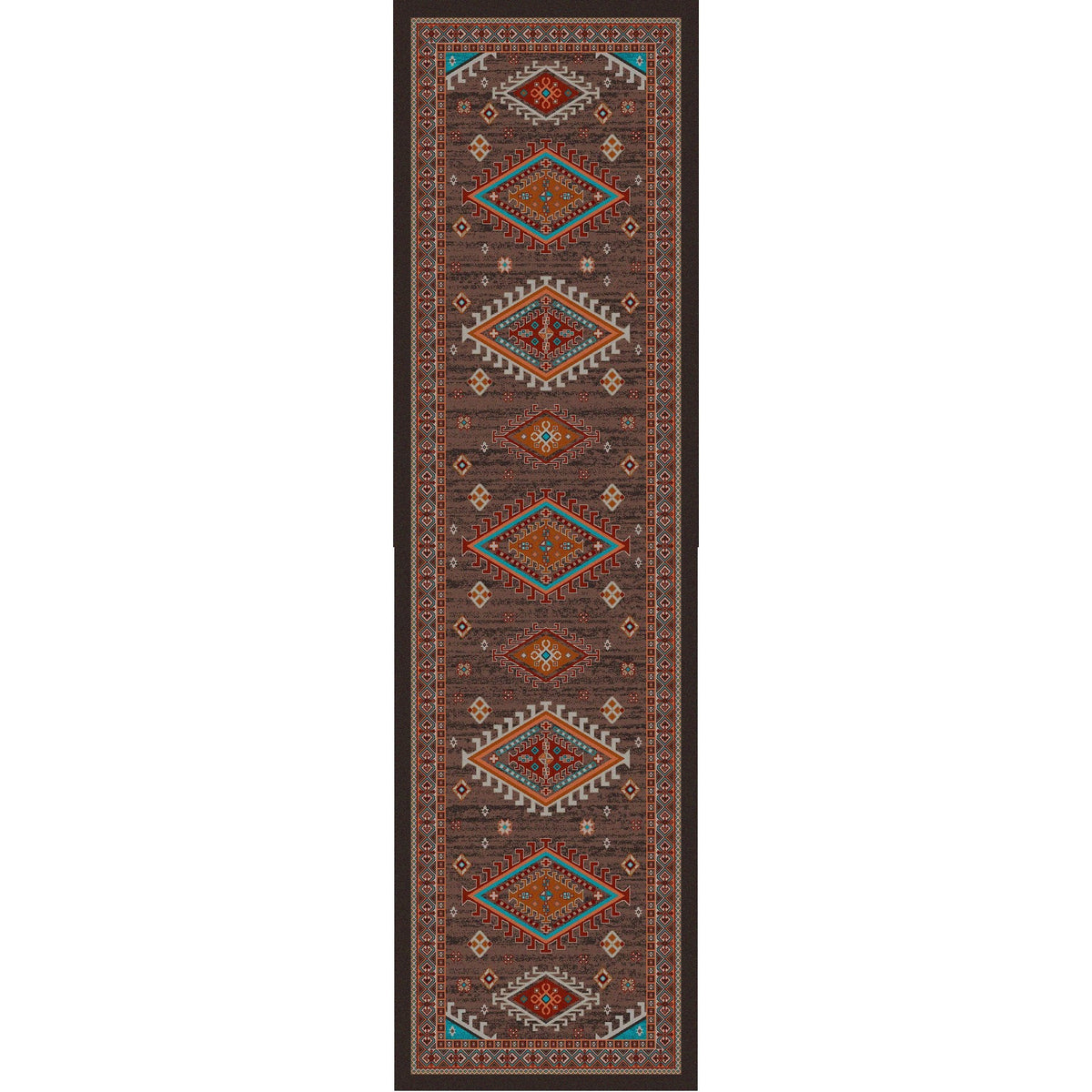 American Dakota Persian Southwest Brown Rug